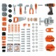 Didelės SMOBY dirbtuvės „Black & Decker Bricolo Ultimate Workshop“ + 92 priedai