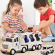 Didelis gelbėjimo komplekto sunkvežimis + 4 automobiliai