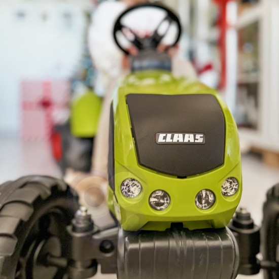 Didelis pedalų traktorius su priekaba Claas nuo 3 metų amžiaus FALK