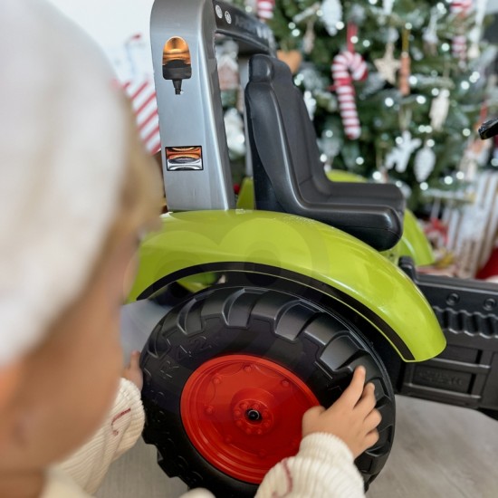 Didelis pedalų traktorius su priekaba Claas nuo 3 metų amžiaus FALK
