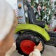 Didelis pedalų traktorius su priekaba Claas nuo 3 metų amžiaus FALK