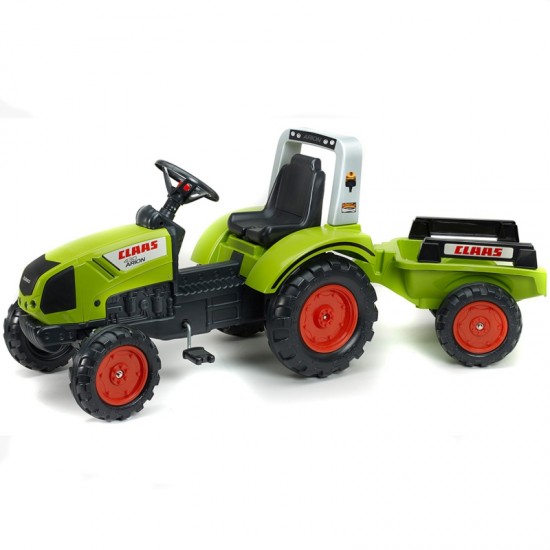 Didelis pedalų traktorius su priekaba Claas nuo 3 metų amžiaus FALK