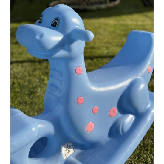 Dino daugiaasmenė supamoji sūpynė, mėlyna WOOPIE