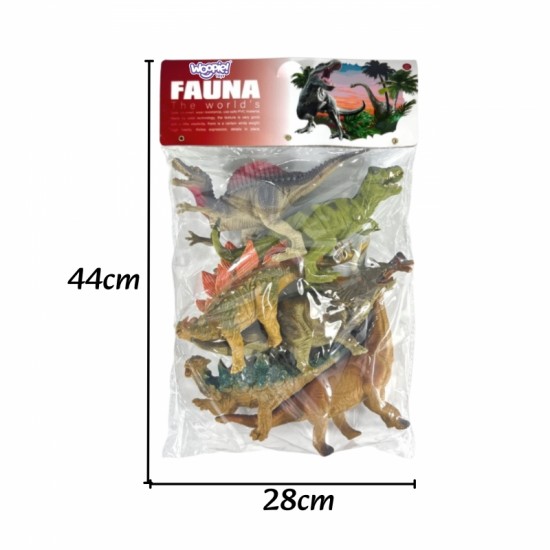 Dinozauro figūrėlių rinkinys, 6 vnt. T-Rex WOOPIE