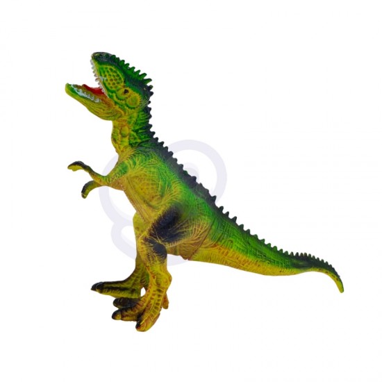 Dinozaurų figūrėlių rinkinys, 16 dalių + kilimėlis + skrynia WOOPIE
