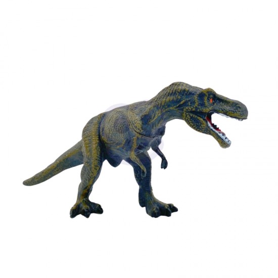 Dinozaurų figūrėlių rinkinys, 16 dalių + kilimėlis + skrynia WOOPIE
