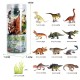 Dinozaurų figūrėlių rinkinys, 18 dalių - 2 versija WOOPIE