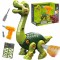 Dinozaurų varžtų konstruktoriaus rinkinys + grąžtas, 31 vnt. WOOPIE