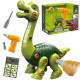 Dinozaurų varžtų konstruktoriaus rinkinys + grąžtas, 31 vnt. WOOPIE