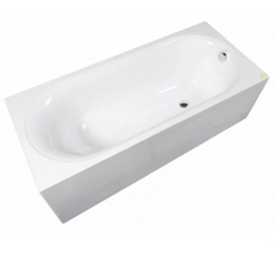 Dirbbtinio akmens vonia SPN Izabella 169x74,5 cm. su priekiniu uždengimu
