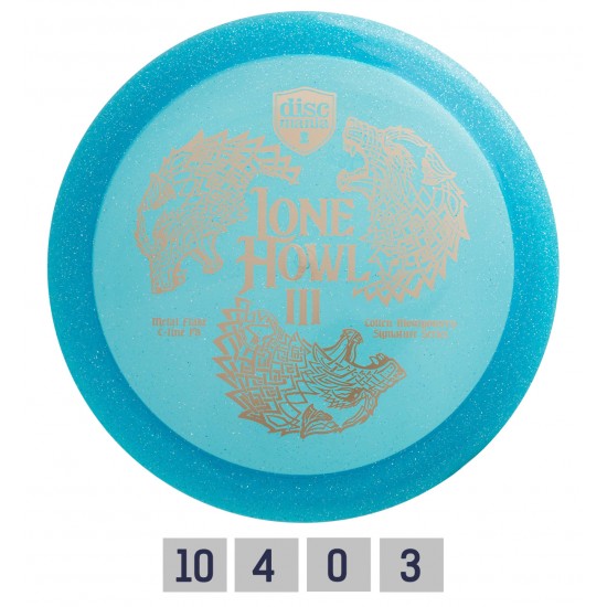 Diskgolfo diskas DISCMANIA C-LINE PD Lone Howl 3