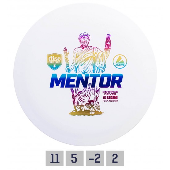 Diskgolfo diskas DISCMANIA MENTOR Diskgolfo diskas DISCMANIA MENTOR