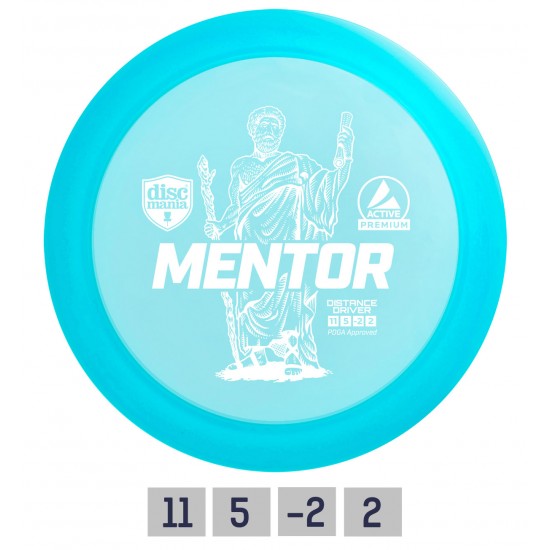 Diskgolfo diskas DISCMANIA MENTOR Diskgolfo diskas DISCMANIA MENTOR