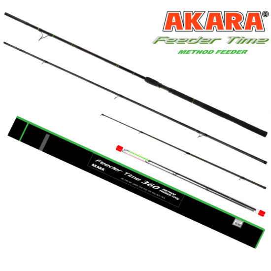 Dugninė meškerė AKARA Feeder Time Method Feeder TX-40 3X Ilgis 3.90 m. Testas 60-80-100