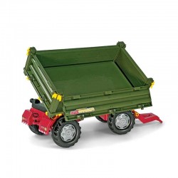 Dviašė priekaba, žalia Rolly Toys rollyTrailer Rolly Multi