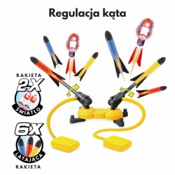 Dvigubas putplasčio raketų paleidėjas 8 vnt. WOOPIE