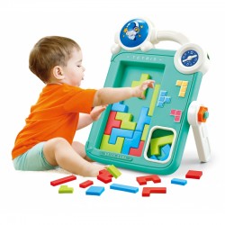 Dvipusė piešimo lenta 2 viename Tetris žaidimas WOOPIE