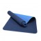 Dvipusis mankštos kilimėlis THOMS Comfort Blue 183x61cm, TPE storis 8mm