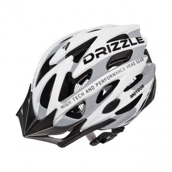 Dviračio šalmas Meteor MV29 Drizzle M 55-58 cm baltas-pilkas 24708