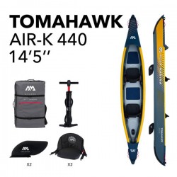 Dvivietis Pripučiamas Kajakas Aqua Marina Tomahawk 440x78 cm AIR-K 440