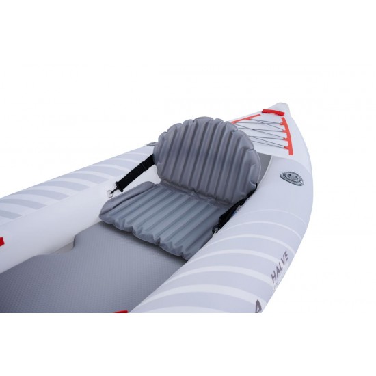 Dvivietis pripučiamas kajakas su irklu Aqua Marina Halve 398x98 cm HA-398