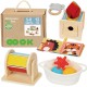 Edukacinė 6 viename sensorinė dėžutė 5-6 mėn. 13 vnt. FSC WOOPIE GREEN Box XXL Montessori