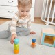 Edukacinė 7in1 sensorinė dėžutė 31-36 mėnesių FSC WOOPIE GREEN Box XXL Montessori