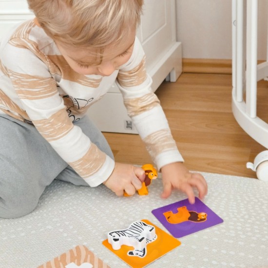 Edukacinė 7in1 sensorinė dėžutė 31-36 mėnesių FSC WOOPIE GREEN Box XXL Montessori