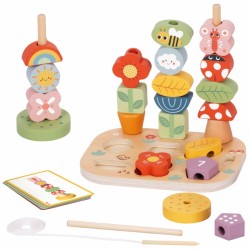 Edukacinė dėžutė 5 viename Magiškas sodas Montessori TOOKY TOY