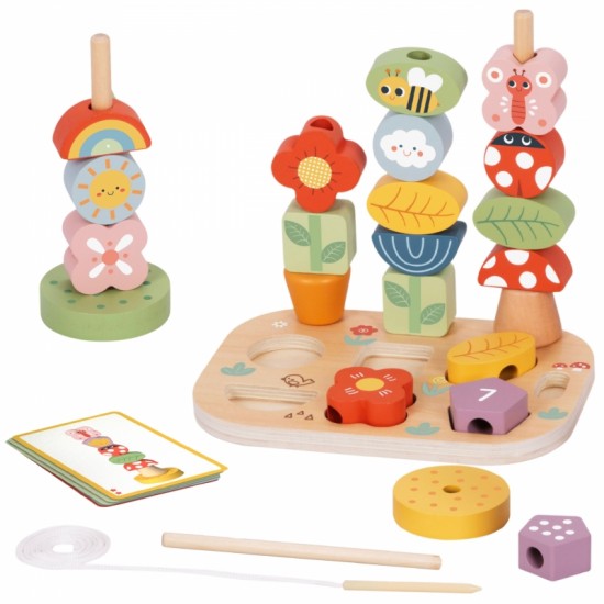 Edukacinė dėžutė 5 viename Magiškas sodas Montessori TOOKY TOY