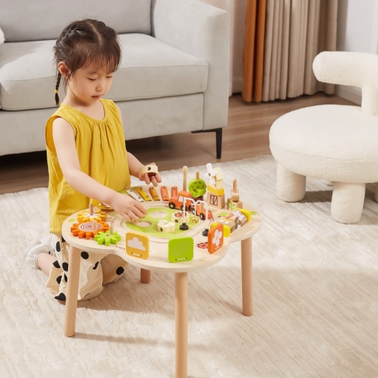 Edukacinė kėdė, piramidės formos cimbolai, Montessori sensorinė VIGA PolarB