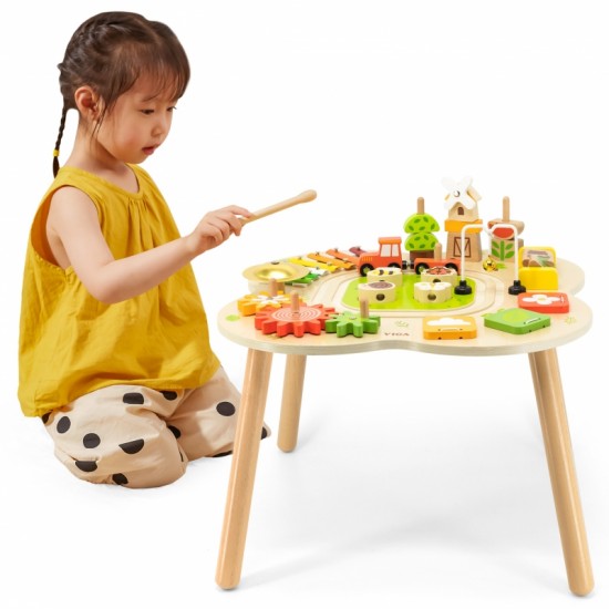 Edukacinė kėdė, piramidės formos cimbolai, Montessori sensorinė VIGA PolarB