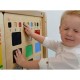 Edukacinė lenta Medžiagų tekstūrų atpažinimas Lytėjimo pojūtis MASTERKIDZ