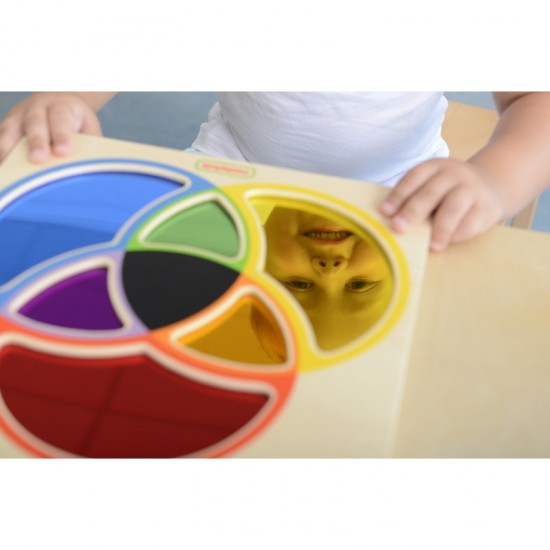 Edukacinė lenta, veidrodis, mokantis maišyti spalvas MASTERKIDZ