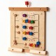 Edukacinė sieninė lenta spalvingi vikšrai, mokantys skaičius ir kiekius Montessori MASTERKIDZ