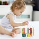 Edukacinis kubelių rūšiavimo rinkinys 4 viename, formos, 18 mėn.+ WOOPIE