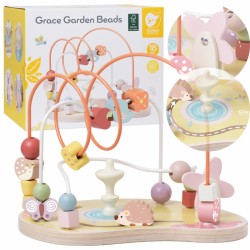 Edukacinis labirintas, susipynę „Grace Garden“ karoliukai, 18 mėn.+, FSC CLASSIC WORLD