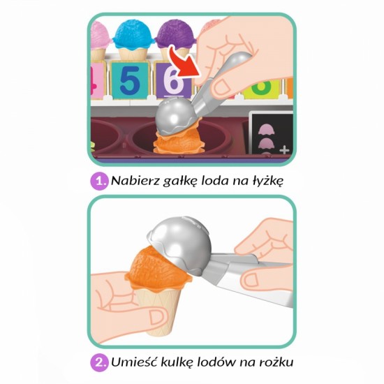 Edukacinis ledainės XXL restorano parduotuvė + mokomasis skaičiavimas 87 vnt. WOOPIE