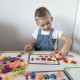 Edukacinis rinkinys skaičiuoti, rūšiuoti spalvas, jūros šalis, 111 vnt. WOOPIE