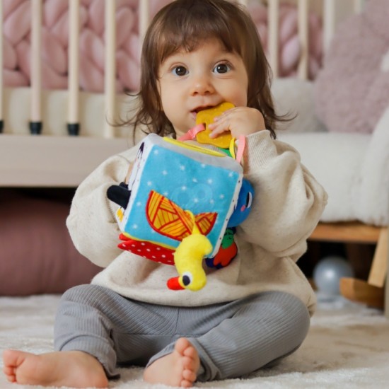 Edukacinis žaislas 11-12M FSC WOOPIE GREEN Box 5in1 Montessori
