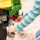 Ekskavatorius su pritvirtinamu kaušu John Deere RollyBachoe - Rolly Toys