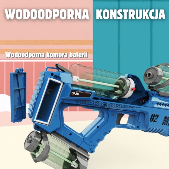 Elektrinis automatinis vandens pistoletas WOOPIE