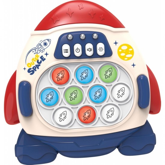 Elektroninis antistresinis arkadinis žaidimas, raudonas WOOPIE POP IT