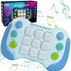 Elektroninis arkadinis žaidimas „Fidget Toy Gamepad“, mėlynas WOOPIE „Pop-It“