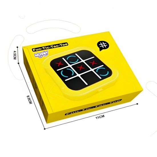 Elektroninis loginis edukacinis žaidimas „Tic-Tac-Toe“ 4 viename WOOPIE