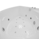 Garinė Dušo Kabina AMO-08135S White Su Sūkurine Vonia 135x135x220 cm.