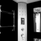Garinė Dušo Kabina AMO-09914 Black Left 120x85x225