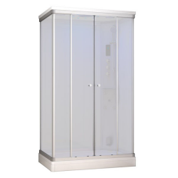 Garinė Dušo Kabina AMUE-AR1280-1R Black Frost 120X80
