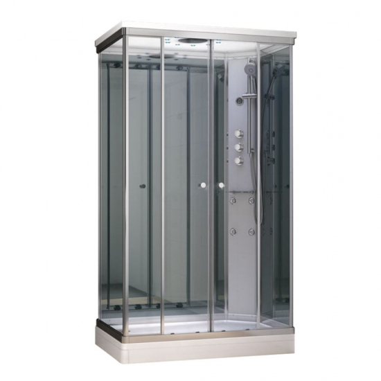 Garinė Dušo Kabina AMUE-AR1280-1R Mirror 120X80 Garinė Dušo Kabina AMUE-AR1280-1R Mirror 120X80