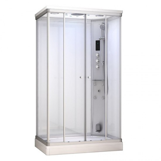 Garinė Dušo Kabina AMUE-AR1280-1R White 120X80